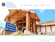 Tablet Screenshot of presidentialwaxmuseum.com